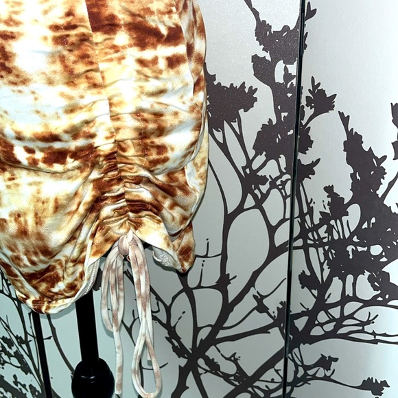 Tie Dye 🇵🇭 Brown, Yellow, White Free Size S to M T-Shirt Dress NWOT$25 - Picture 5 of 10